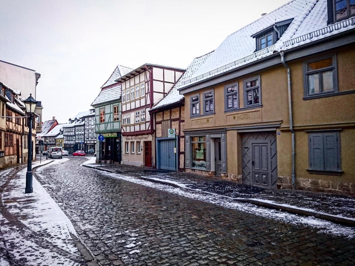 Hotel Garni Tilia Quedlinburg Exterior foto